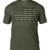 Veteran 'Bullet Flag' 7.62 Design Battlespace Men's T-Shirt