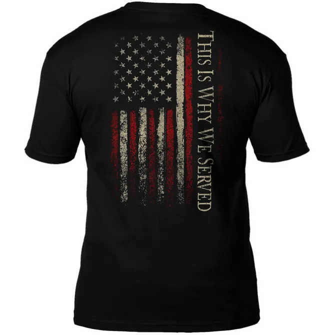Veterans Why We Served 7.62 Design Men's T-Shirt