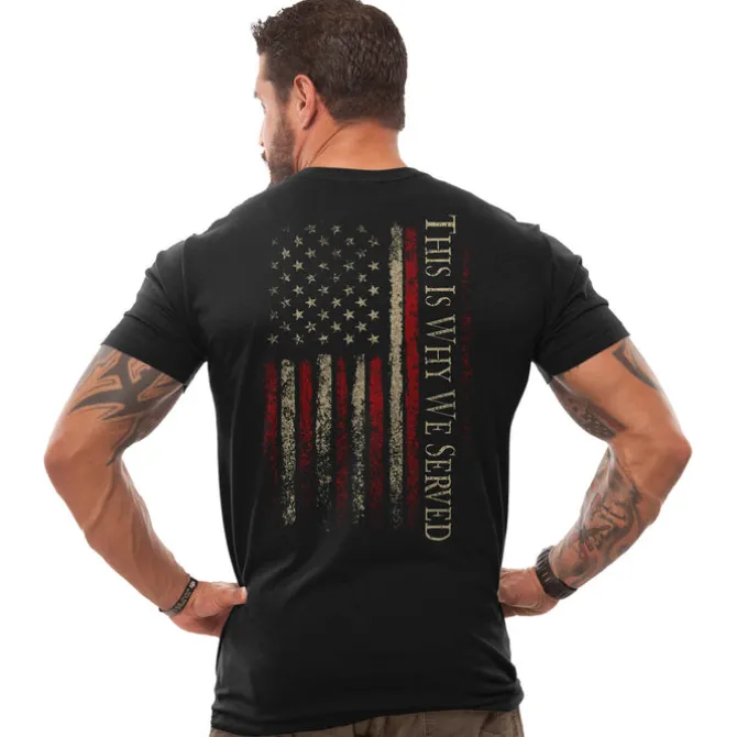Veterans Why We Served 7.62 Design Men's T-Shirt