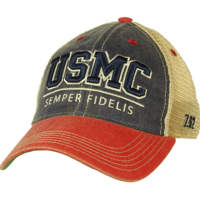 YOUTH USMC Semper Fidelis Vintage Trucker Hat